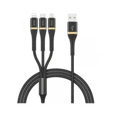 WiWU ED-104 3A Lightning+Type-c+Micro Cable